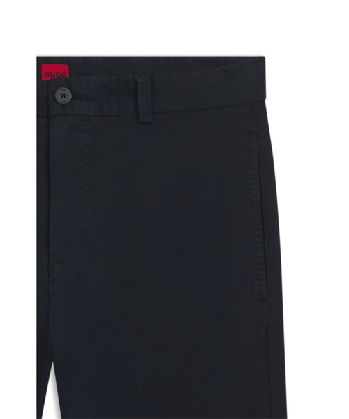 HUGO(ヒューゴ)の「スリムフィットパンツ ストレッチコットンギャバジン(その他パンツ・メンズ・ダークブルー・33/32/34/32/30/32/29/32/32/32/31/32)」の2枚目の写真
