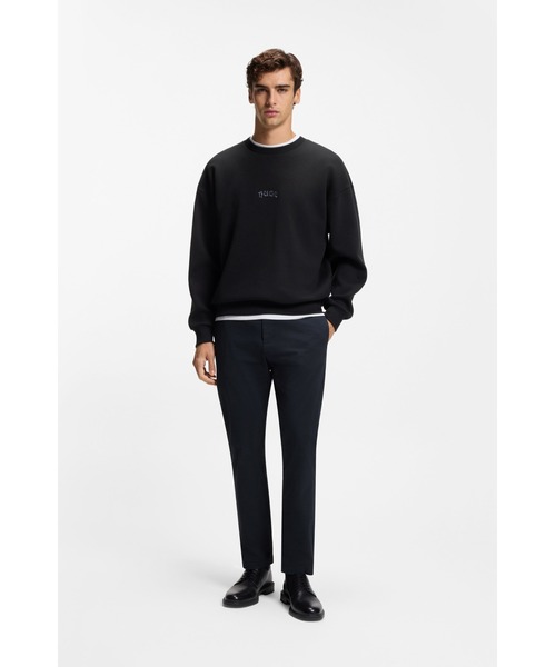 HUGO(ヒューゴ)の「スリムフィットパンツ ストレッチコットンギャバジン(その他パンツ・メンズ・ダークブルー・33/32/34/32/30/32/29/32/32/32/31/32)」の4枚目の写真