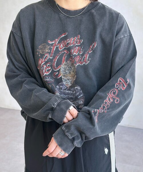 CPCM（シーピーシーエム）の「カラーパウダーロンT（Tシャツ/カットソー・レディース・ブラック/レッド/ブラウン/グリーン・MEDIUM/LARGE）」の11枚目の写真