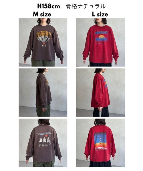 CPCM（シーピーシーエム）の「カラーパウダーロンT（Tシャツ/カットソー・レディース・ブラック/レッド/ブラウン/グリーン・MEDIUM/LARGE）」の21枚目の写真