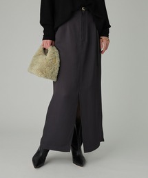 BABYLONE | 【柳橋唯さんYouTube紹介アイテム】アセテートメローIラインスカート(スカート)