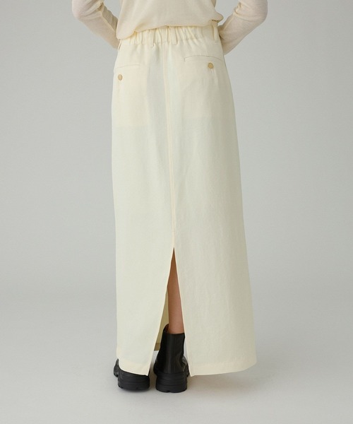 BABYLONE（バビロン）の「アセテートメローIラインスカート（スカート・レディース・アイボリー/チャコール・36inch/38inch）」の17枚目の写真