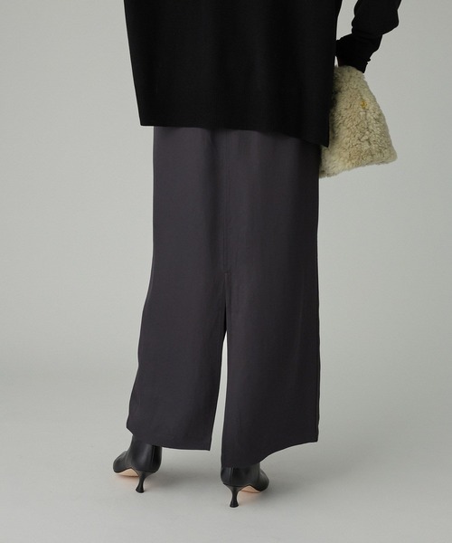 BABYLONE（バビロン）の「アセテートメローIラインスカート（スカート・レディース・アイボリー/チャコール・36inch/38inch）」の8枚目の写真