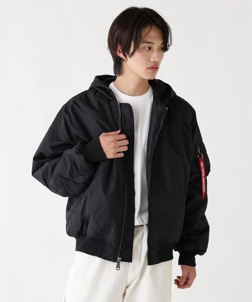 Alpha Industries（アルファインダストリーズ）の「【25FW新作商品】Alpha Industries/アルファインダストリーズ/MA-1 HOODED OXFORD FLIGHT JACKET（MA-1・メンズ・ブラック/オリーブ/オリーブ系・MEDIUM/X-LARGE/LARGE/2XL）」の21枚目の写真