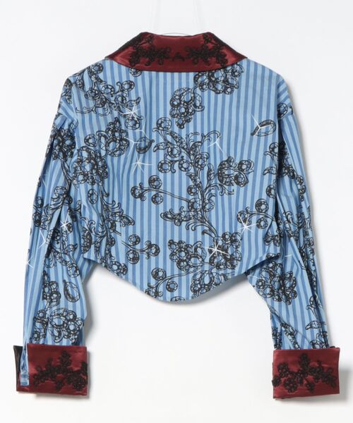 Vivienne Westwood(ヴィヴィアンウエストウッド)の「Mannor Wall Paper Printシャツ(シャツ/ブラウス・レディース・ブルー系・FREE)」の2枚目の写真