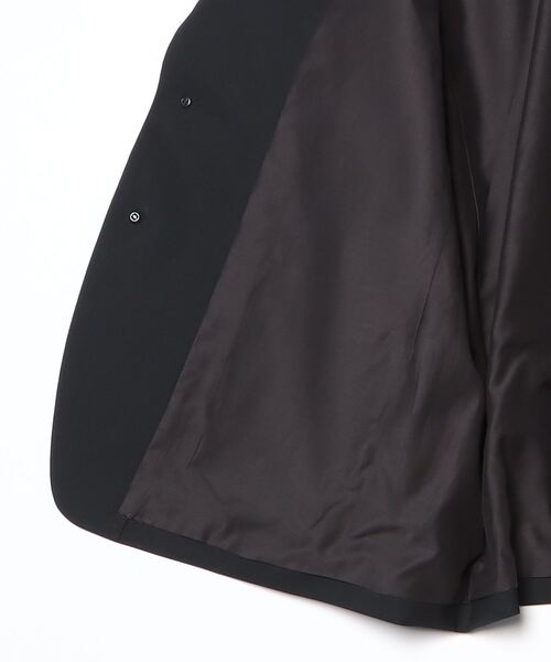 ROBES&CONFECTIONS(ローブスコンフェクションズ)の「Robes & Confections/ローブス&コンフェクションズ/ウールビスコーストロピカル ジャケット(テーラードジャケット・メンズ・ブラック・2)」の5枚目の写真