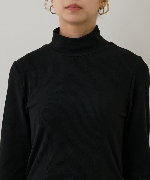 COLONY 2139（コロニートゥーワンスリーナイン）の「CICA起毛テレコハイネックプルオーバー（Tシャツ/カットソー・レディース・ホワイト/ブラック・FREE）」の9枚目の写真