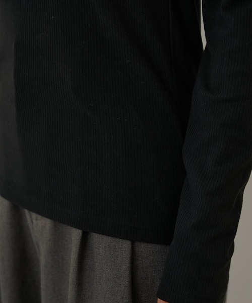 COLONY 2139（コロニートゥーワンスリーナイン）の「CICA起毛テレコハイネックプルオーバー（Tシャツ/カットソー・レディース・ホワイト/ブラック・FREE）」の13枚目の写真