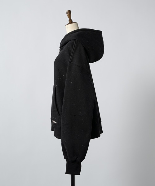 Lame coco zip-up hoodie / ラメココジップアップフーディー