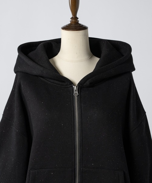 Lame coco zip-up hoodie / ラメココジップアップフーディー