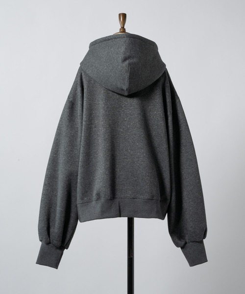 ラメフーディー Lallana パーカー Lame coco zip-up hoodie / ラメココジップ
