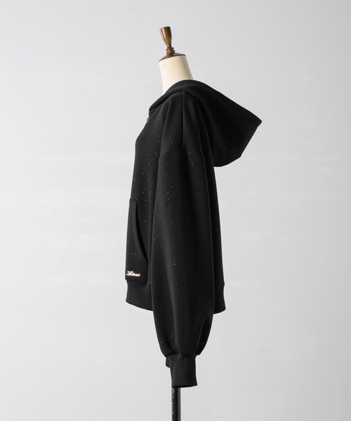 Lame coco zip-up hoodie / ラメココジップアップフーディー（パーカー