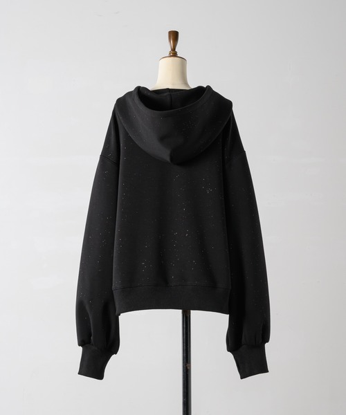 Lame coco zip-up hoodie / ラメココジップアップフーディー（パーカー