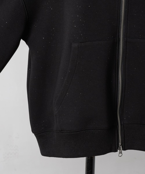 Lame coco zip-up hoodie / ラメココジップアップフーディー（パーカー