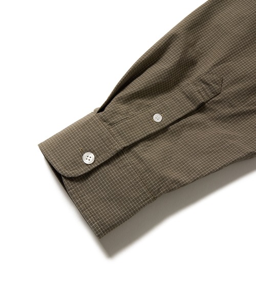 FIRST DOWN(ファーストダウン)の「グラフチェック ロングスリーブシャツ(シャツ/ブラウス・メンズ・オリーブ/ブラック・L/M/XL)」の7枚目の写真