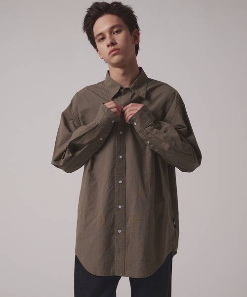FIRST DOWN(ファーストダウン)の「グラフチェック ロングスリーブシャツ(シャツ/ブラウス・メンズ・オリーブ/ブラック・L/M/XL)」の16枚目の写真