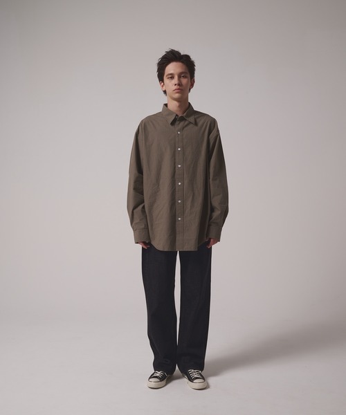 FIRST DOWN(ファーストダウン)の「グラフチェック ロングスリーブシャツ(シャツ/ブラウス・メンズ・オリーブ/ブラック・L/M/XL)」の8枚目の写真
