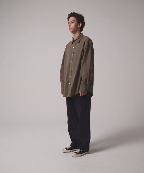 FIRST DOWN(ファーストダウン)の「グラフチェック ロングスリーブシャツ(シャツ/ブラウス・メンズ・オリーブ/ブラック・L/M/XL)」の9枚目の写真