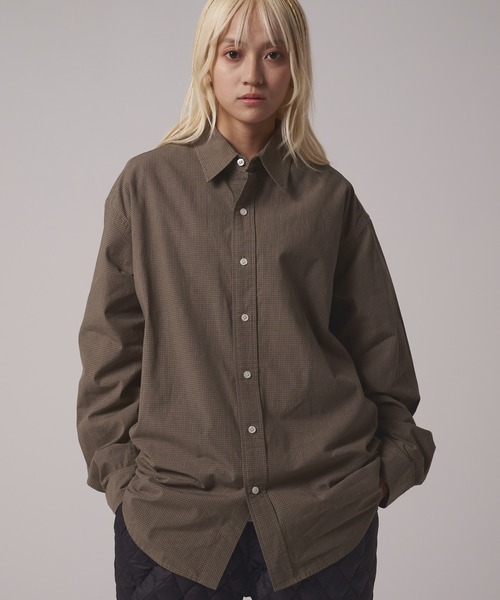 FIRST DOWN(ファーストダウン)の「グラフチェック ロングスリーブシャツ(シャツ/ブラウス・メンズ・オリーブ/ブラック・L/M/XL)」の17枚目の写真