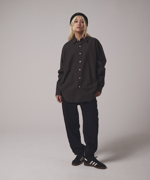 FIRST DOWN(ファーストダウン)の「グラフチェック ロングスリーブシャツ(シャツ/ブラウス・メンズ・オリーブ/ブラック・L/M/XL)」の15枚目の写真