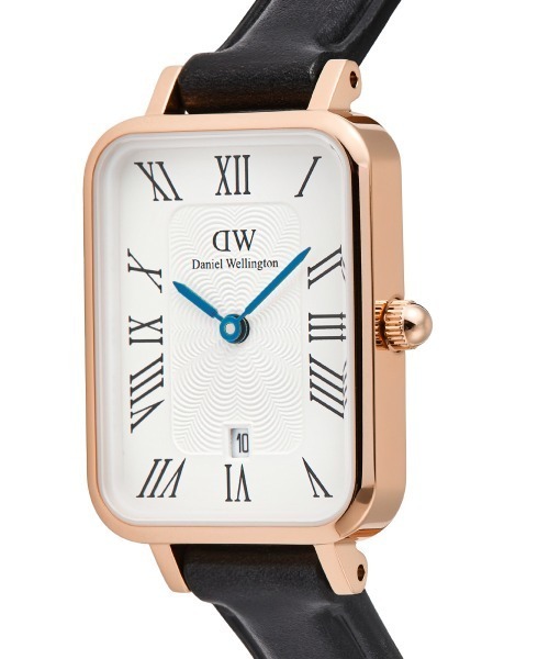 セール】Quadro Roman Numerals Date Sheffield 20x26MM レーディス