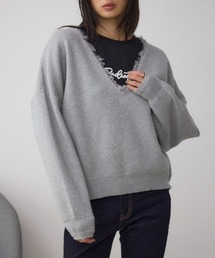 AZUL BY MOUSSY｜アズールバイマウジーのニット/セーター（Vネック