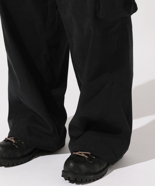 niko and...（ニコアンド）の「ナイロンコットンオーバーカーゴパンツ（カーゴパンツ・メンズ・オリーブ/ブラック/アイボリー・LARGE/MEDIUM）」の5枚目の写真