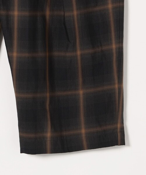 nicholson&nicholson（ニコルソンアンドニコルソン）の「nicholson&nicholson:〈手洗い可能〉チェック イージー タック パンツ（その他パンツ・レディース・ブラウン/グレー・ONE SIZE）」の9枚目の写真