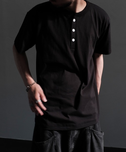 2AM(ツーエイエム)の「2AM / HENREY NECK TEE(Tシャツ/カットソー・メンズ・ブラック/ナチュラル/スミクロ/ホワイト・XX-LARGE/X-LARGE)」の19枚目の写真