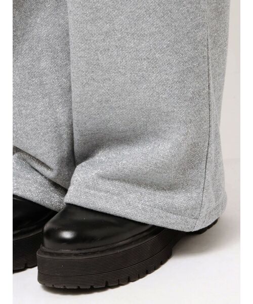 jouetie（ジュエティ）の「ラメスウェットルーズパンツ【セットアップ対応】（スウェットパンツ・レディース・グレー/ピンク・MEDIUM）」の14枚目の写真