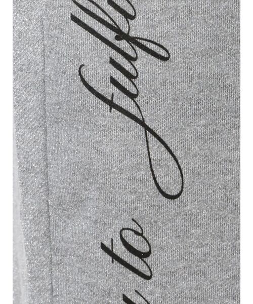 jouetie（ジュエティ）の「ラメスウェットルーズパンツ【セットアップ対応】（スウェットパンツ・レディース・グレー/ピンク・MEDIUM）」の20枚目の写真