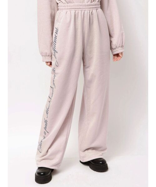 jouetie（ジュエティ）の「ラメスウェットルーズパンツ【セットアップ対応】（スウェットパンツ・レディース・グレー/ピンク・MEDIUM）」の21枚目の写真