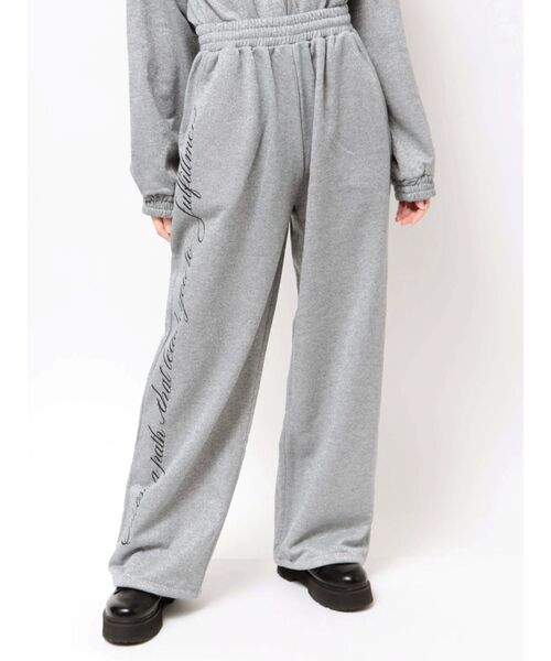 jouetie（ジュエティ）の「ラメスウェットルーズパンツ【セットアップ対応】（スウェットパンツ・レディース・グレー/ピンク・MEDIUM）」の22枚目の写真