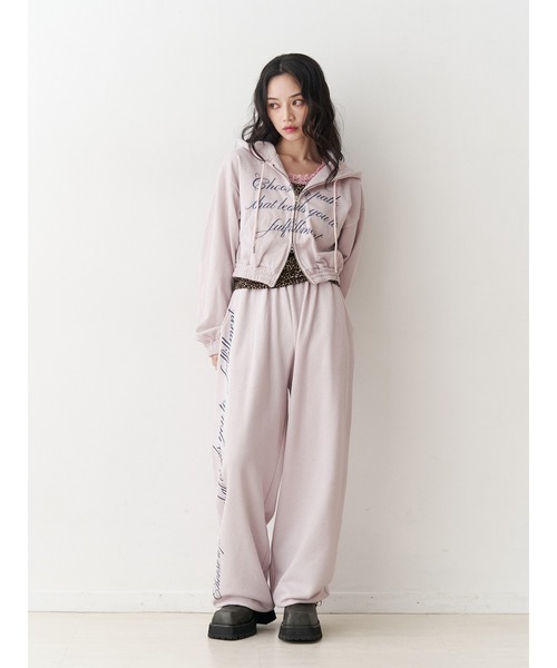 ラメスウェットルーズパンツ【セットアップ対応】（スウェットパンツ  