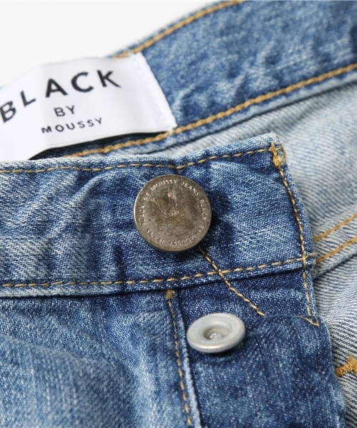 BLACK BY MOUSSY(ブラックバイマウジー)の「HUILA blue denim(デニムパンツ・レディース・ブルー・23inch/24inch/25inch/26inch)」の14枚目の写真
