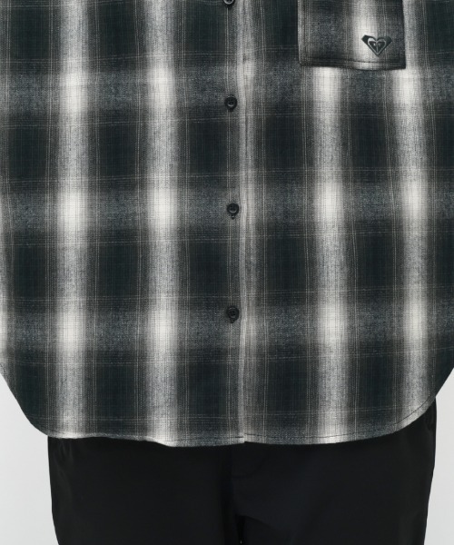 ROXY（ロキシー）の「ロキシー ROXY LOOK UP（シャツ/ブラウス・レディース・ブルー/ブラック・M/L）」の6枚目の写真