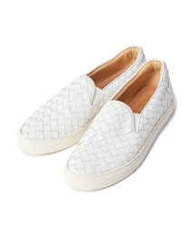 MEN'S BIGI | イントレチャートレザースニーカー(スリッポン)