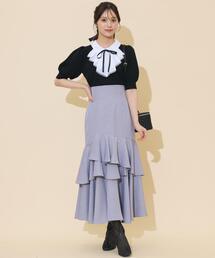 WILLSELECTION | アシメレイヤードハイウエストスカート(スカート)