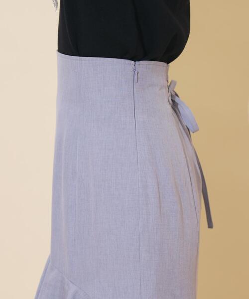 WILLSELECTION（ウィルセレクション）の「アシメレイヤードハイウエストスカート（スカート・レディース・ボルドー/パープル/チャコールグレー・FREE）」の20枚目の写真