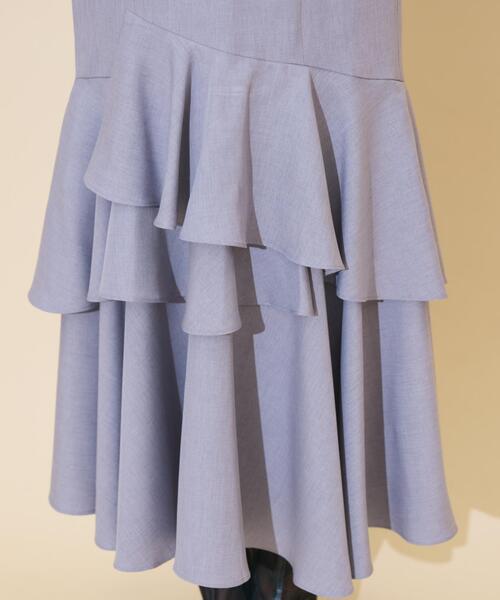 WILLSELECTION（ウィルセレクション）の「アシメレイヤードハイウエストスカート（スカート・レディース・ボルドー/パープル/チャコールグレー・FREE）」の22枚目の写真