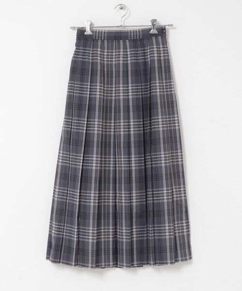 URBAN RESEARCH DOORS（アーバンリサーチドアーズ）の「『一部WEB限定カラー』チェックプリーツスカート（スカート・レディース・グリーン系その他/グレー系その他/イエロー系その他/ブラウン系その他・SMALL/MEDIUM）」の13枚目の写真