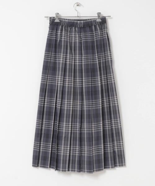 URBAN RESEARCH DOORS（アーバンリサーチドアーズ）の「『一部WEB限定カラー』チェックプリーツスカート（スカート・レディース・グリーン系その他/グレー系その他/イエロー系その他/ブラウン系その他・SMALL/MEDIUM）」の15枚目の写真