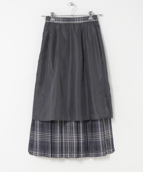URBAN RESEARCH DOORS（アーバンリサーチドアーズ）の「『一部WEB限定カラー』チェックプリーツスカート（スカート・レディース・グリーン系その他/グレー系その他/イエロー系その他/ブラウン系その他・SMALL/MEDIUM）」の16枚目の写真