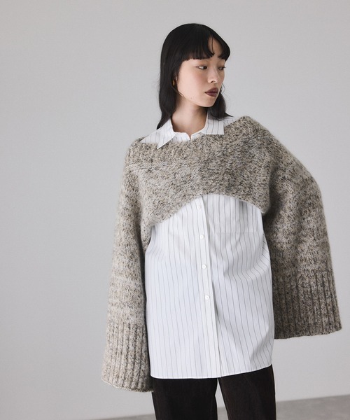 アダムエロペ（ADAM ET ROPE’）/2WAYムリネニットベスト セール】2WAYムリネニットベスト（ベスト）｜ADAM ET ROPE