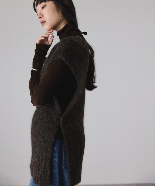 セール】2WAYムリネニットベスト（ベスト）｜ADAM ET ROPE