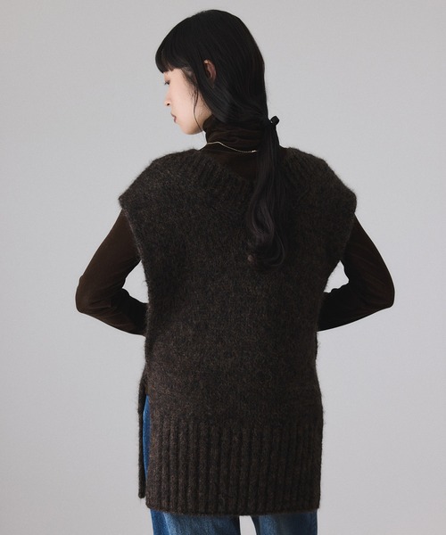 2WAYムリネニットベスト（ベスト）｜ADAM ET ROPE'（アダムエロペ）の