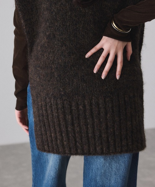 セール】2WAYムリネニットベスト（ベスト）｜ADAM ET ROPE