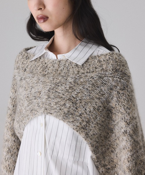 ADAM ET ROPE'（アダムエロペ）の「2WAYムリネニットベスト（ベスト・レディース・ベージュ系その他/ブラウン系その他・FREE）」の15枚目の写真