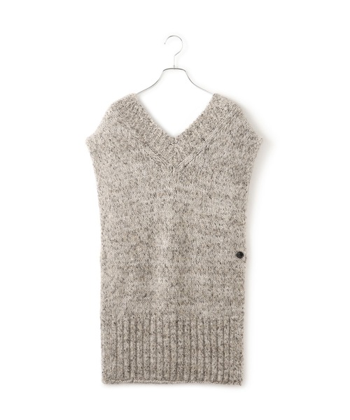 ADAM ET ROPE'（アダムエロペ）の「2WAYムリネニットベスト（ベスト・レディース・ベージュ系その他/ブラウン系その他・FREE）」の6枚目の写真