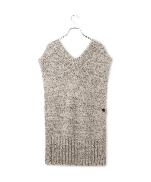 ADAM ET ROPE'（アダムエロペ）の「2WAYムリネニットベスト（ベスト・レディース・ベージュ系その他/ブラウン系その他・FREE）」の7枚目の写真